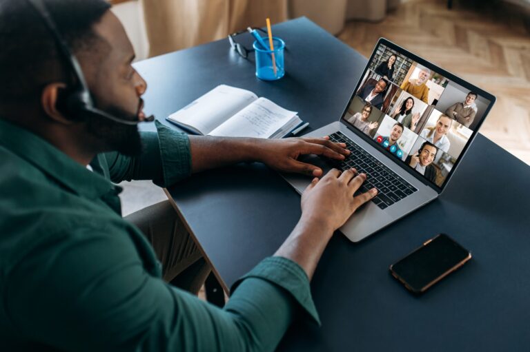 video call conference online meeting virtual people business